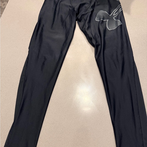 Under Armour Kids Charcoal Leggings - Picture 2 of 2